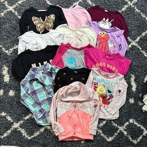 Bundle of 13 Toddler Tops